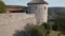 Trsat castle of old city port at the river Rijecina firth in Rijeka, Croatia