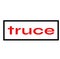 TRUCE sign on white background