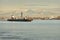 Truck Barge, Fraser River, Vancouver