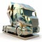 Truck Car Trophy. Generative AI