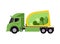 Truck carrying cargo efficient transportation