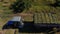 Truck carrying grapes, harvest season