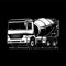 truck cemente mixer concrete illustration