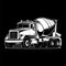 truck cemente mixer concrete illustration