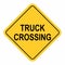 Truck Crossing Traffic Sign