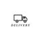 Truck delivery logo template