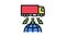 truck delivery world logistics color icon animation