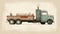 Truck Designed In Oliver Jeffers\\\' Style