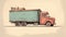 Truck Designed In Oliver Jeffers\\\' Style