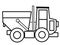 Truck educational coloring pages