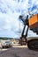 Truck and Electric Shovel in Open Pit