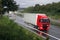 Truck on German Autobahn