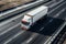 Truck highway delivery. Generate Ai