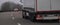 Truck highway traffic evening panorama