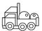 Truck kids educational coloring pages