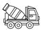 Truck kids educational coloring pages