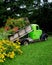 Truck load of flowers.