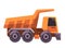 Truck loader construction mining vehicle truck illustration yellow toy yellow orange