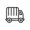 Truck, manufacturing icon. Simple line, outline vector elements of production icons for ui and ux, website or mobile application