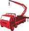 Truck Mounted Crane Cartage Hoist Retro