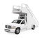 Truck Mounted Passenger Stair Isolated