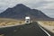 Truck on the Road in Death Valley