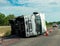 Truck Rollover On The Bruce Highway