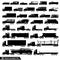 Truck Silhouettes Pack, Set of Truck Icons