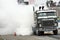 Truck smoke show