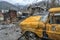 Truck and Structure Destroyed by Gatlinburg Forest Fire