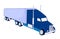 Truck symbol logistics. International transport. Delivery trucking.