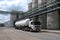 Truck, Tanker Delivery Danger Chemical in Petrochemical Plant