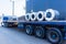 Truck Trailer Heavy Steel Rolls