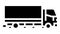 truck transport glyph icon animation
