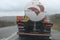 truck transporting dangerous cargo on highway