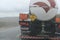 truck transporting dangerous cargo on highway