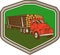 Truck Vintage Logging Shield Retro