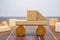 Truck wooden toy blocks