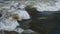 Truckee river in Nevada after flood