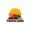 Trucking company logo template