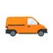 Trucks deliver goods to the recipient. online ordering concept