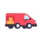 Trucks deliver goods to the recipient. online ordering concept