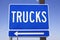 Trucks sign