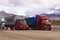 Trucks Standing on Bolivian-Chilean Border