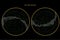 True constellations of the southern hemisphere and Northern hemisphere, star map. Science astronomy,