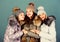 True embraces. girls in beanie. flu and cold. seasonal shopping. happy winter holidays. Friendship. women in padded warm