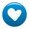 True heart icon blue