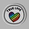 True love hand drawn vector illustration in cartoon comic stlye rainbow palette