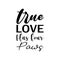 true love has four paws black letter quote