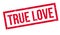 True love rubber stamp